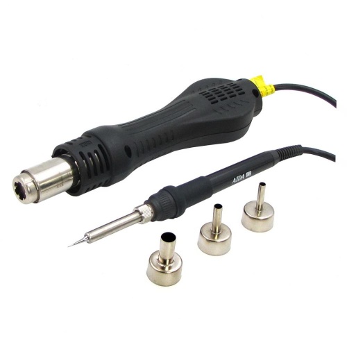 Паяльна станція Aida 858D+ безкомпресорна, фен, паяльник фото 5