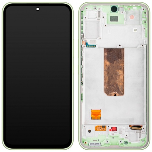 Дисплей Samsung Galaxy A54 A546 з тачскріном (OLED Big Glass із зеленою рамкою)