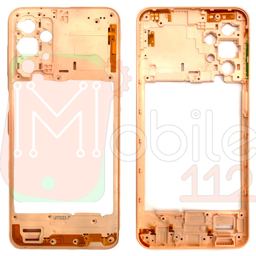 Рамка корпусу Samsung Galaxy A23 A235F (помаранчева)