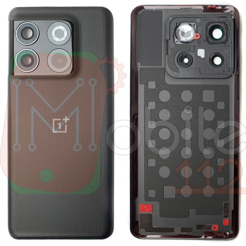 Задня кришка OnePlus 10T CPH2415 (чорна Original New зі склом камери)