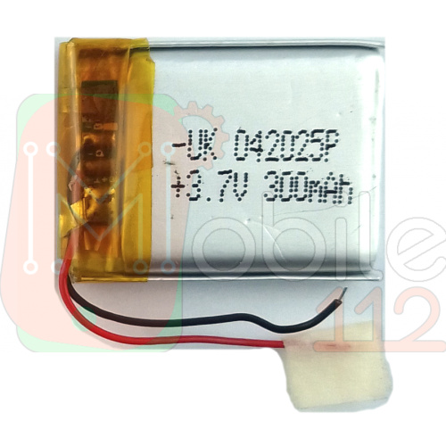 Акумулятор універсальний 042025P 25 х 20 х 4 мм, 300 mAh 3.7 V