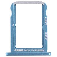 Тримач SIM карти Xiaomi MI A2, MI 6X M1804d2SG (блакитний на 2 SIM)