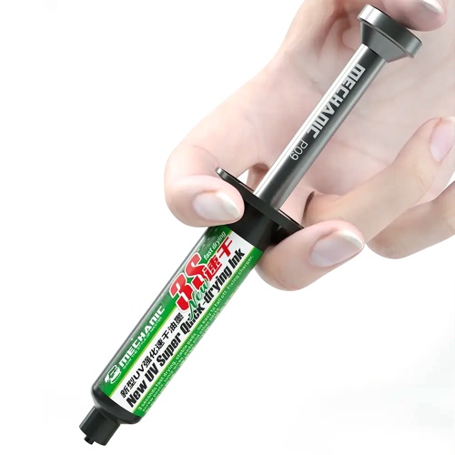 Штовхач Mechanic P09 для флюсу та гелю, металевий (з голкою) фото 3 Штовхач Mechanic P09 для флюсу та гелю, металевий (з голкою) фото 3