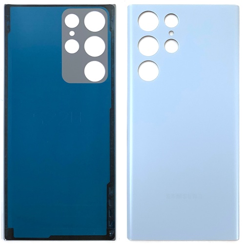 Задня кришка Samsung Galaxy S22 Ultra 5G S908 (блакитна оригінал Китай) фото 2 Задня кришка Samsung Galaxy S22 Ultra 5G S908 (блакитна оригінал Китай) фото 2