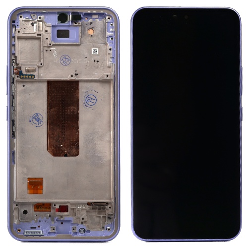 Дисплей Samsung Galaxy A54 A546 з тачскріном (OLED Small Glass з фіолетовою рамкою)