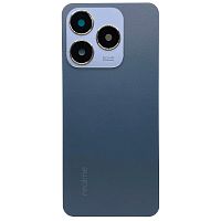 Задня кришка Realme C63 4G (синя зі склом камери)