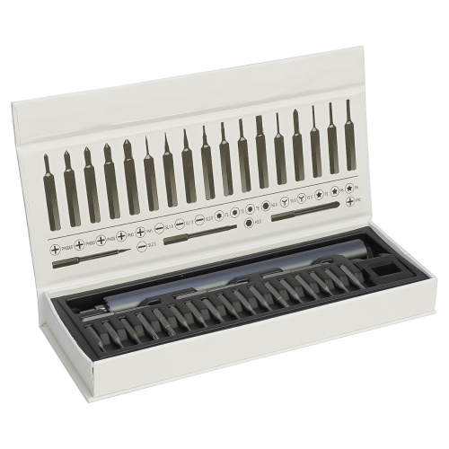 Акумуляторна викрутка Kaisi CS0312A з LED підсвічуванням (20 біт, Mini намагнічувач/ розмагнічувач, USB-Type-C) фото 5