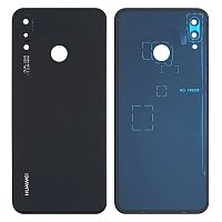 Задняя крышка Huawei P20 Lite ANE-LX1 (черная со стеклом камеры)