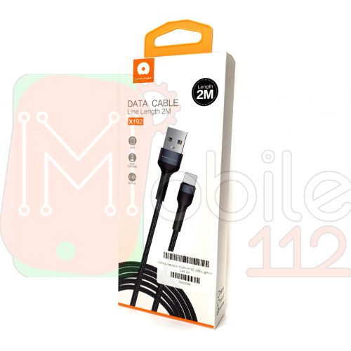 Кабель зарядки WUW-X192 USB-Lightning 2.4A 2m фото 2