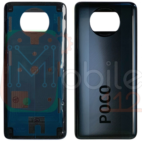 Задняя крышка Xiaomi Poco X3 X3 NFC X3 Pro (серая оригинал Китай)