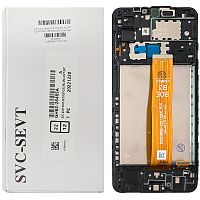 Дисплей Samsung Galaxy A12 A125F, M12 M127 + тачскрин с рамкой (SM-A127F BV065WBM-L06-DB00_R0.0 оригинал OEM SP)