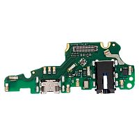 Шлейф Huawei Mate 10 Lite RNE-L01 з роз'ємом зарядки та навушників, мікрофоном Оригінал Китай - нижня плата