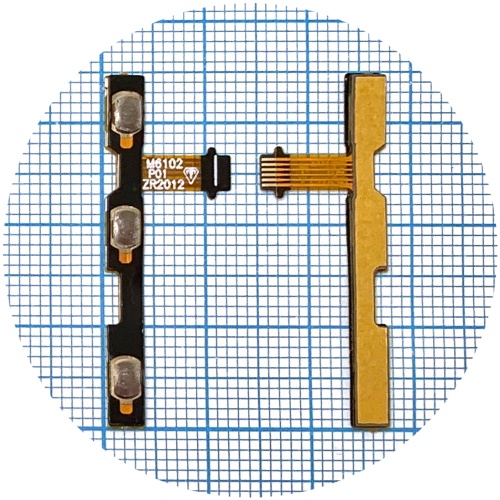 Шлейф Motorola Moto E6s 2020 XT2053 з кнопками гучності та ввімкнення