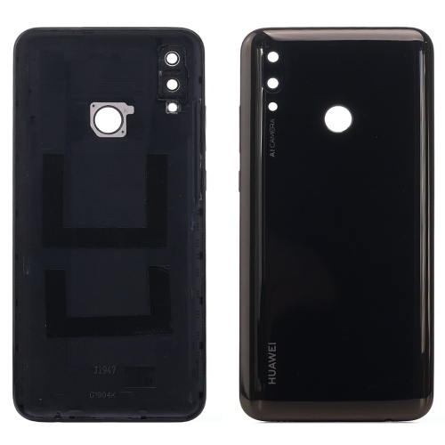Задня кришка Huawei P Smart 2019 POT-LX1 (чорна оригінал Китай зі склом камери)