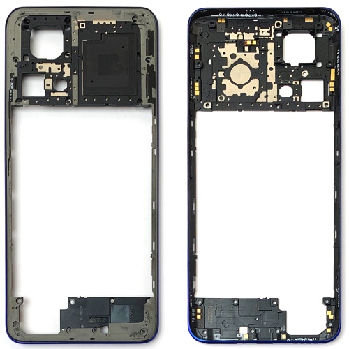 Рамка корпуса Realme GT Neo 3 (синяя) фото 2