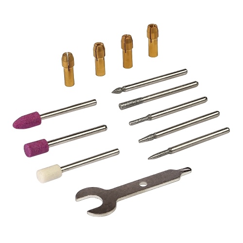 Бормашина SI NAI JIE 3682 (набір насадок для гравіювання, шліфування, полірування, регулювання крутного моменту, 5V 2A 30W) фото 2