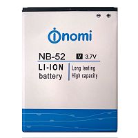 Акумулятор Nomi NB-52 i501 Розпродаж (оригінал Китай 1750 mAh)