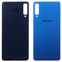 Задня кришка Samsung Galaxy A7 2018 A750F (синя оригінал Китай)