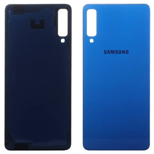 Задня кришка Samsung Galaxy A7 2018 A750F (синя оригінал Китай) Задня кришка Samsung Galaxy A7 2018 A750F (синя оригінал Китай)