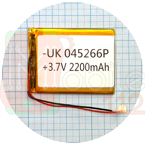 Акумулятор універсальний 045266P 68 x 49 x 3,8 2200 mAh 3,7 V