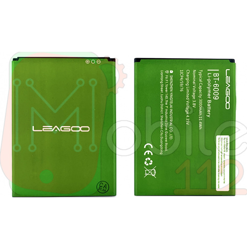 Акумулятор Leagoo M13 BT-6009 оригінал Китай 3000 mAh