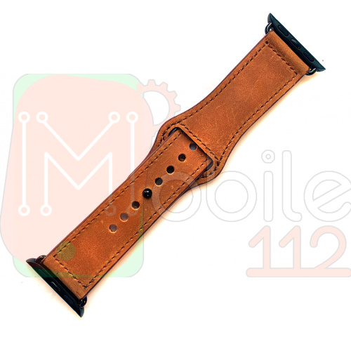 Шкіряний ремінець Apple Watch 38 - 40 мм (помаранчевий)