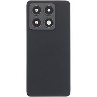 Задняя крышка Xiaomi 14T (черная со стеклом камеры)