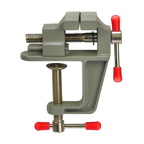 Тиски настільні, слюсарні Mini (струбцина 37мм, ширина губок 35мм, робочий хід 0-27мм) фото 2