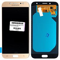 Дисплей Samsung Galaxy J7 2017 J730F + тачскрин (золотистый OLED Big LCD)