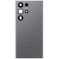 Задня кришка Samsung Galaxy S23 Ultra 5G S918 (сіра оригінал Китай зі склом камери)