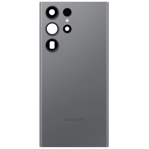 Задня кришка Samsung Galaxy S23 Ultra 5G S918 (сіра оригінал Китай зі склом камери)