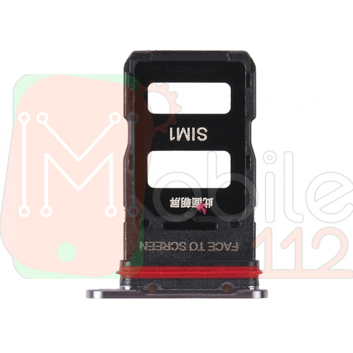 Тримач Sim карти Xiaomi Mi 11 Pro (чорний на 2 SIM)