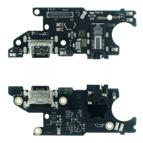 Шлейф Xiaomi Redmi Note 9T, Note 9 5G з роз'ємом зарядки та мікрофоном - нижня плата (оригінал Китай)