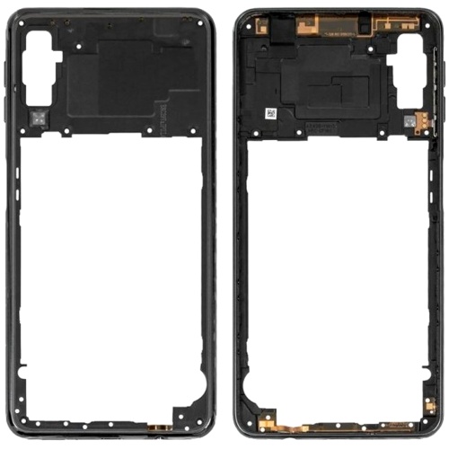 Рамка корпусу Samsung Galaxy A7 2018 (чорна)