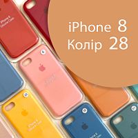 Чохол Silicone case для iPhone 7, iPhone 8 (коричневий №28)