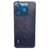 Задняя крышка ZTE Blade A75 4G (черная оригинал Китай)