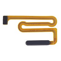 Шлейф Samsung Galaxy A04s A047F з кнопкою включення зі сканером відбитка пальця (AAA чорний)