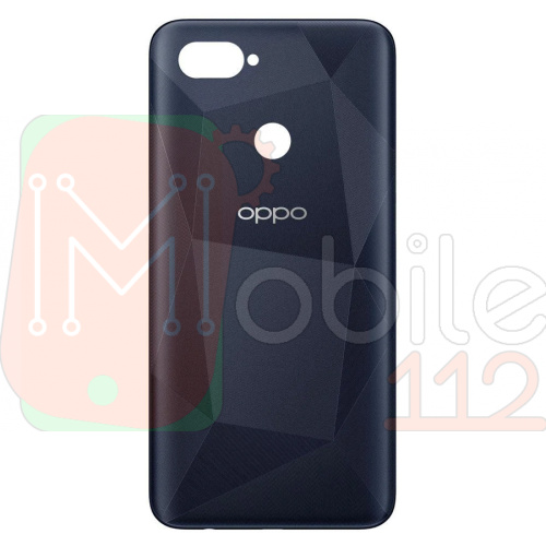 Задня кришка Oppo A12 CPH2083, CPH2077 сумістю Oppo A12s (чорна)