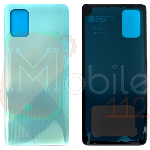 Задня кришка Samsung Galaxy A71 2020 A715F (блакитна оригінал Китай)
