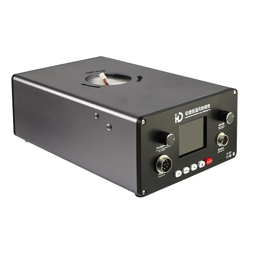 Паяльна станція прецизійна IHD D-301, фен, паяльник T12, цифрова індикація, витяжка з вугільним фільтром, LED підсвічування фото 5