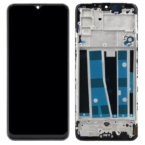 Дисплей Oppo Reno 3 4G, Reno 3 Youth з тачскріном і рамкою (OLED Small LCD)