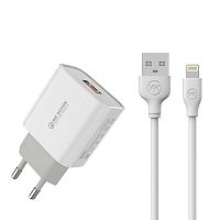 Зарядний пристрій WK WP-U57 18W Lightning (біле)