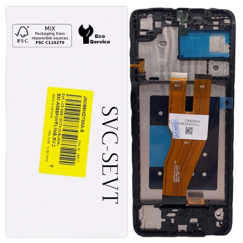 Дисплей Samsung Galaxy A05 2023 A055F з тачскріном (оригінал 100% Service Pack з рамкою)