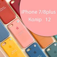 Чехол Silicone case для iPhone 7 Plus 8 Plus (розовый №12)