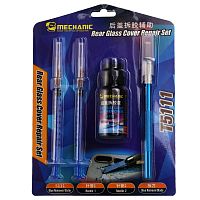 Набір Mechanic 5111 для видалення залишків із задніх кришок iPhone 8-XS Max (рід-на, 2 шприци, лезо)