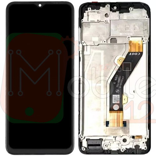Дисплей Tecno Spark 10C KI5k + тачскрин с рамкой (оригинал Китай)