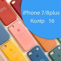 Чохол Silicone case для iPhone 7 Plus 8 Plus (синій №16)