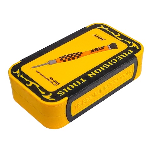 Набір інструментів Aida AD-3010 (викрутки: Y0.6, -2.0, +1.2, *0.8, *1.2, 4 двосторонні лопатки, пінцет прямий) фото 3