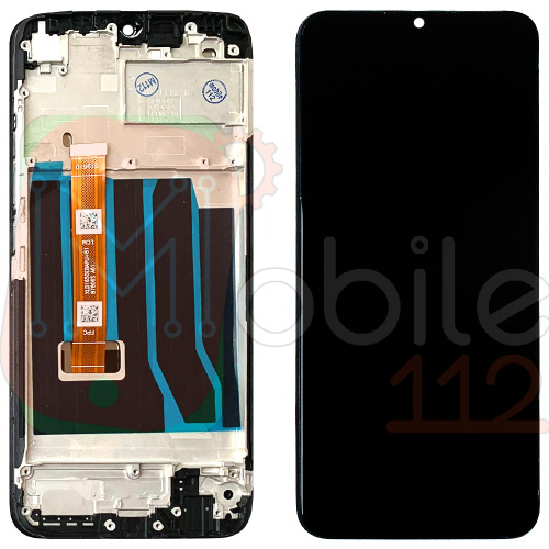 Дисплей Realme C21Y, Realme C25Y + тачскрин (AAAA с рамкой)