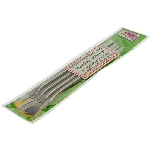 Набор для ремонта плат, микросхем и дисплеев Aida AD-I4 (4 двусторонних, металлических, тонких лопаток, медиатор) фото 2